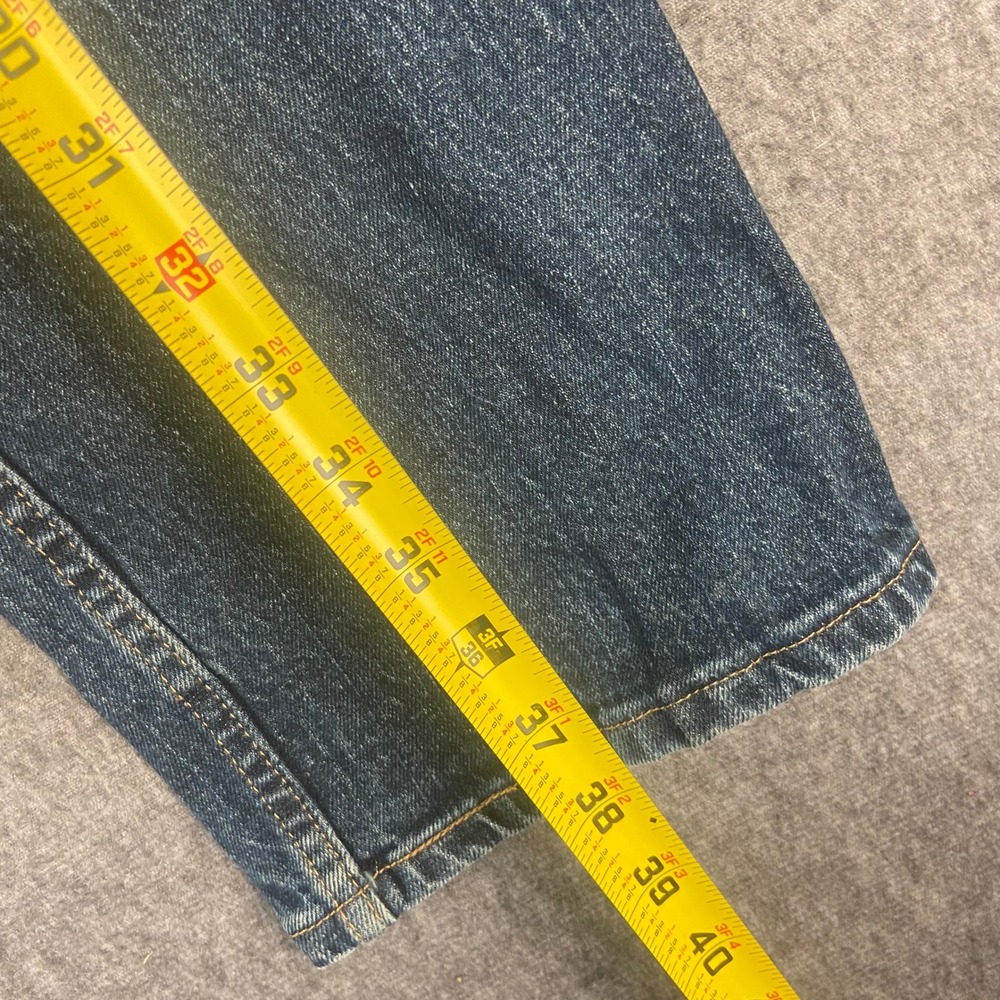 Wrangler Mens Regular Fit Jeans 38x30 Blue Denim Cotton Blend Classic - Picture 7 of 9